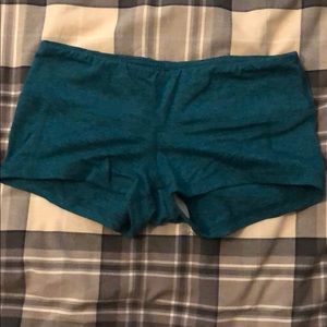 Fleo Teal Low Rise Contour Shorts